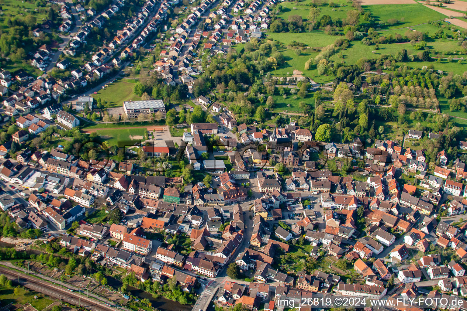 Rittnertstr in the district Söllingen in Pfinztal in the state Baden-Wuerttemberg, Germany