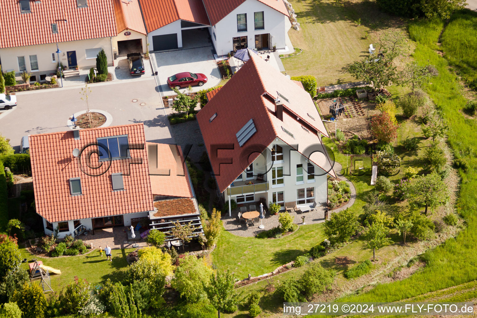 Drone recording of District Mörzheim in Landau in der Pfalz in the state Rhineland-Palatinate, Germany