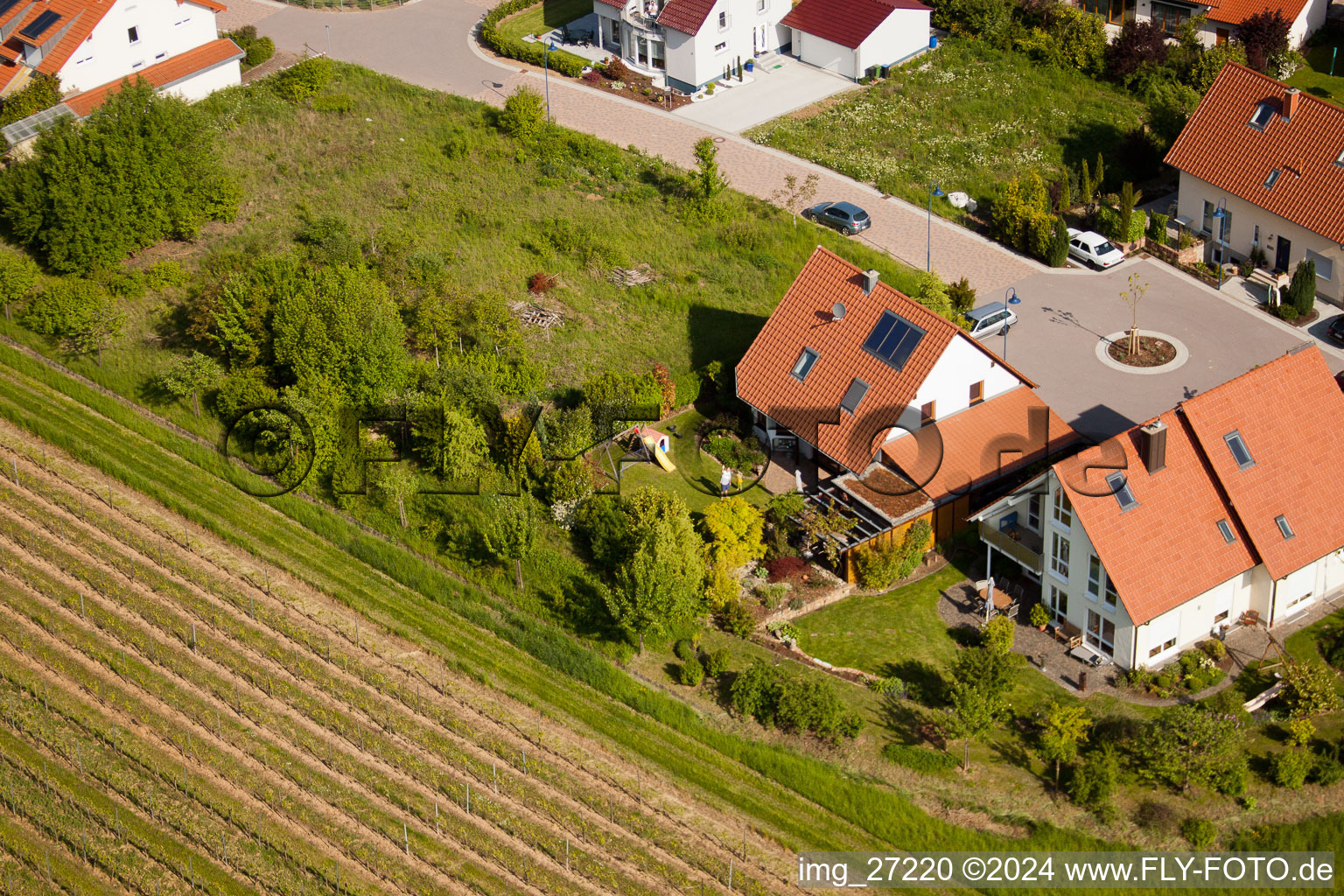 Drone image of District Mörzheim in Landau in der Pfalz in the state Rhineland-Palatinate, Germany