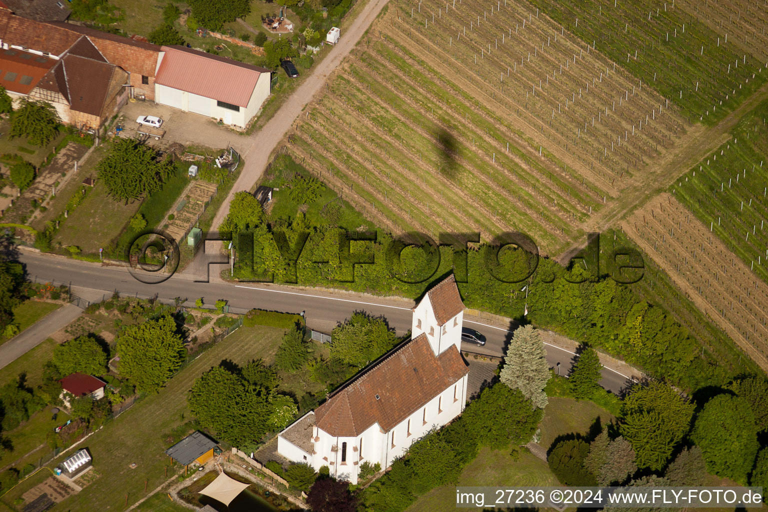 Drone image of District Mörzheim in Landau in der Pfalz in the state Rhineland-Palatinate, Germany