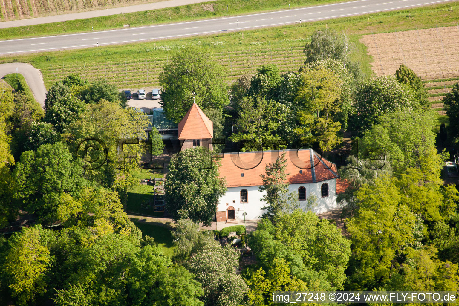 Bird's eye view of District Wollmesheim in Landau in der Pfalz in the state Rhineland-Palatinate, Germany