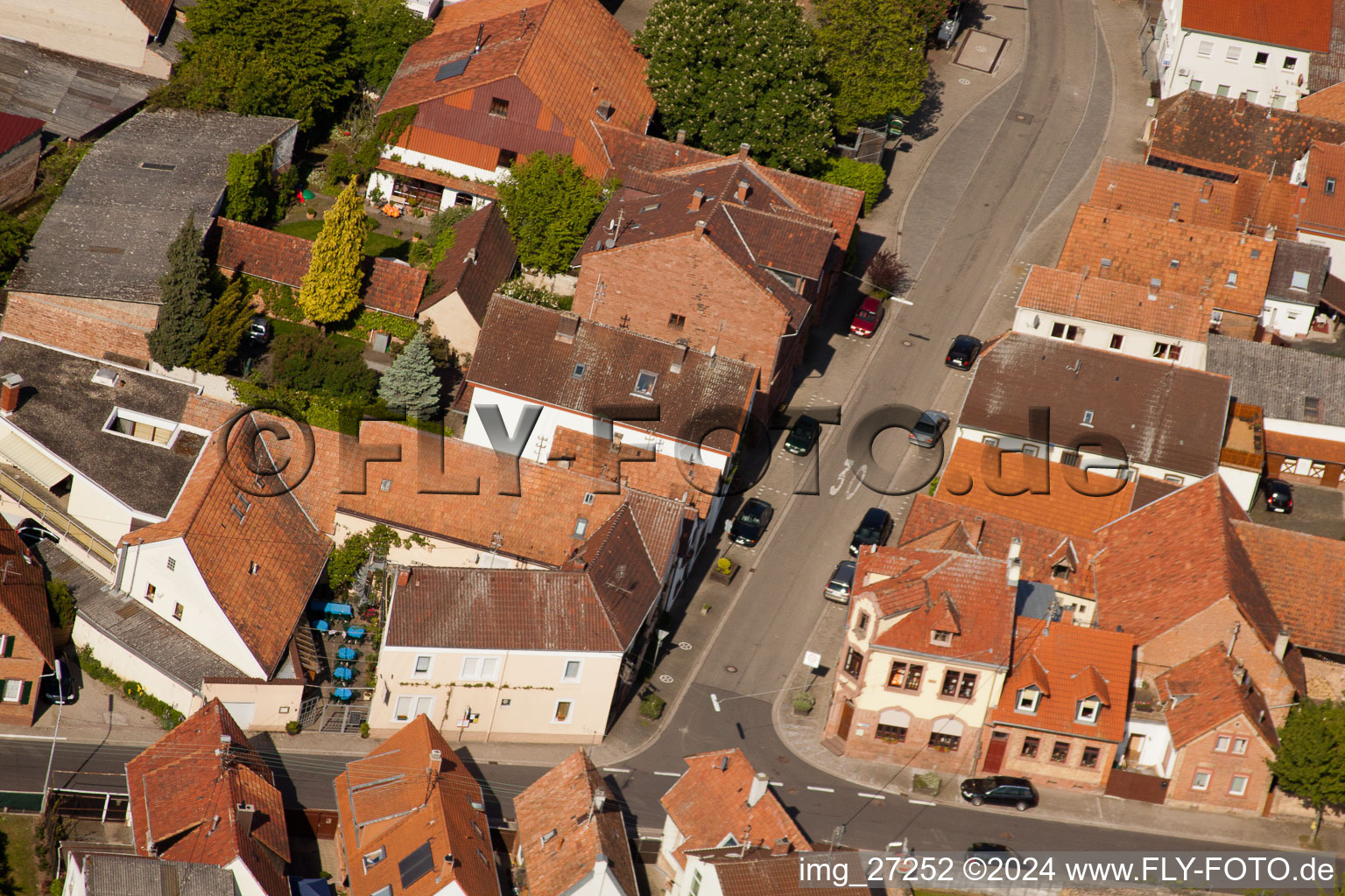 Aerial photograpy of To the corner in the district Wollmesheim in Landau in der Pfalz in the state Rhineland-Palatinate, Germany