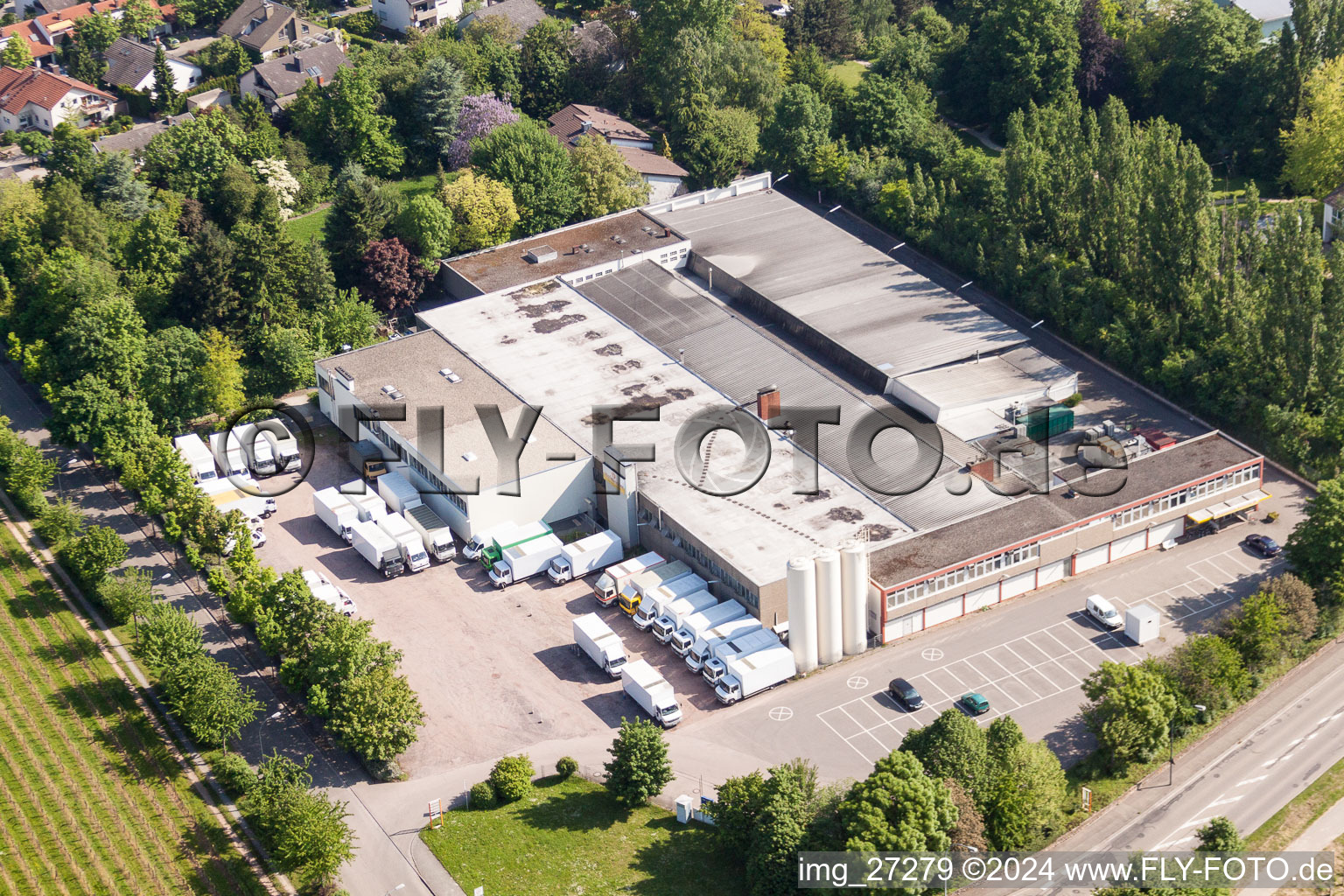 Building and production halls on the premises of Hofmeister Brot GmbH in Landau in der Pfalz in the state Rhineland-Palatinate, Germany