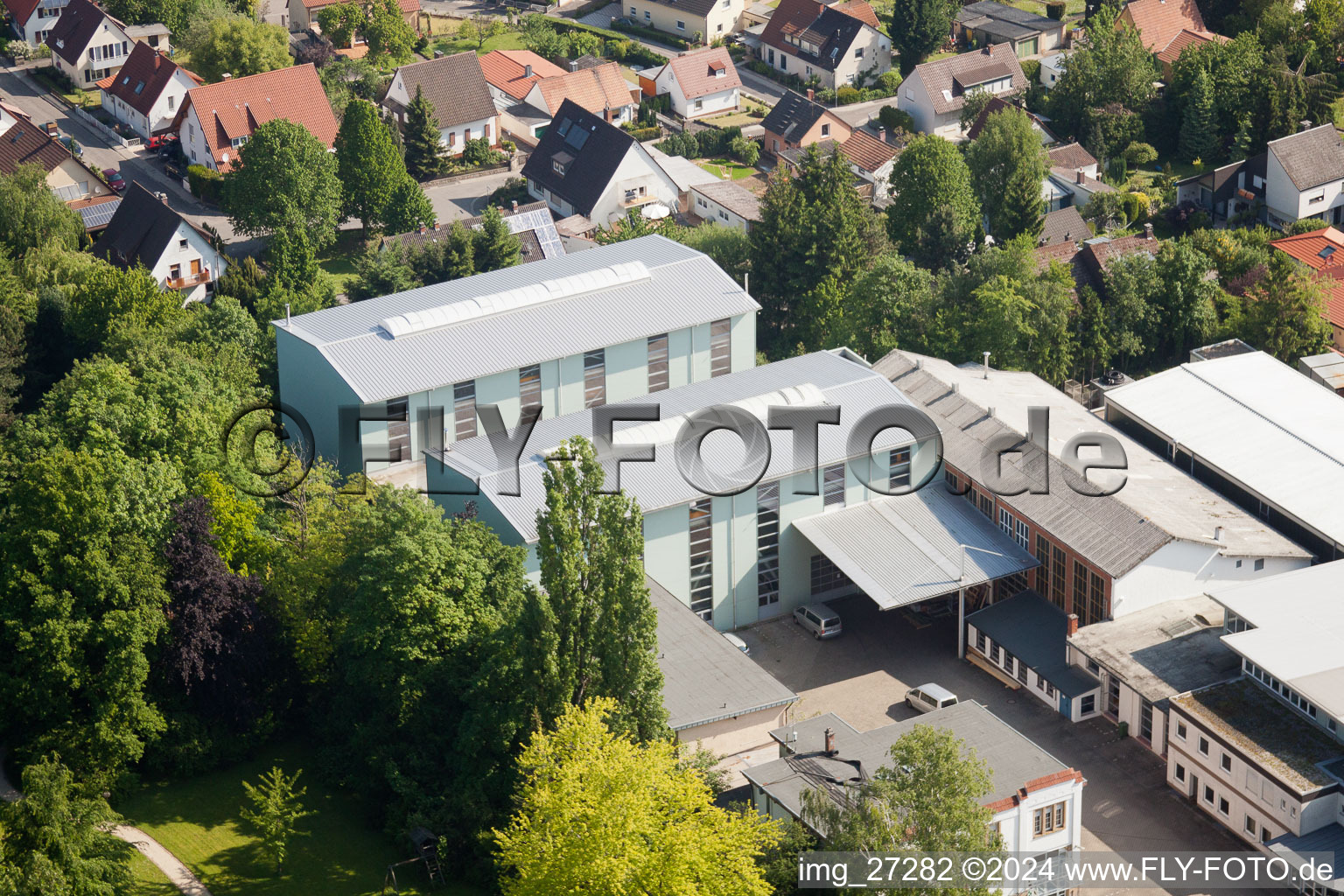 Aerial view of Wollmesheimer Höhe,WICKERT Maschinenbau GmbH in Landau in der Pfalz in the state Rhineland-Palatinate, Germany