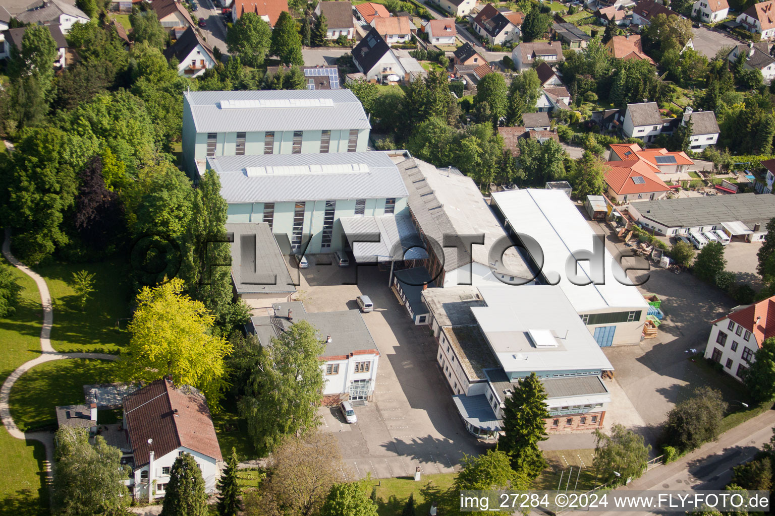 Oblique view of Wollmesheimer Höhe,WICKERT Maschinenbau GmbH in Landau in der Pfalz in the state Rhineland-Palatinate, Germany