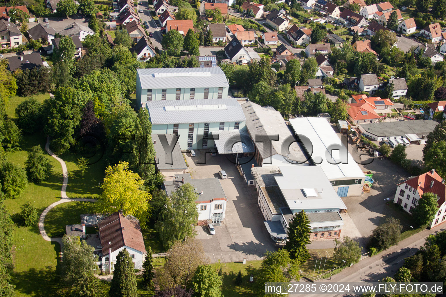 Wollmesheimer Höhe,WICKERT Maschinenbau GmbH in Landau in der Pfalz in the state Rhineland-Palatinate, Germany from above