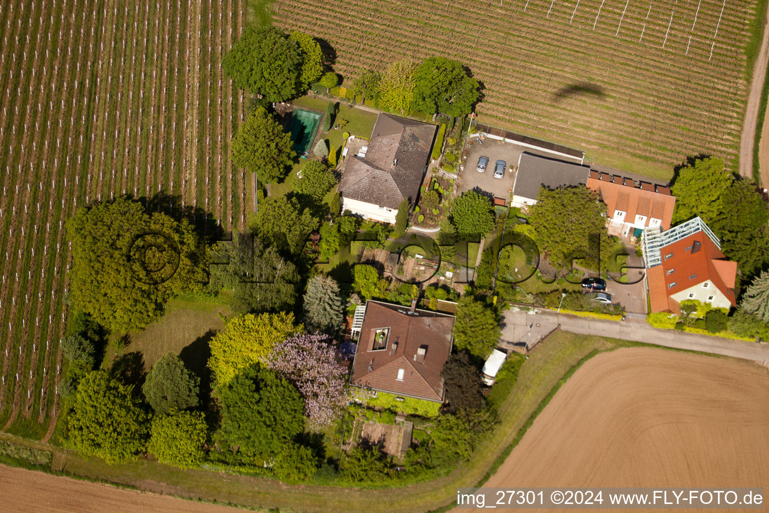 Aerial photograpy of Smallpox sentence in Landau in der Pfalz in the state Rhineland-Palatinate, Germany
