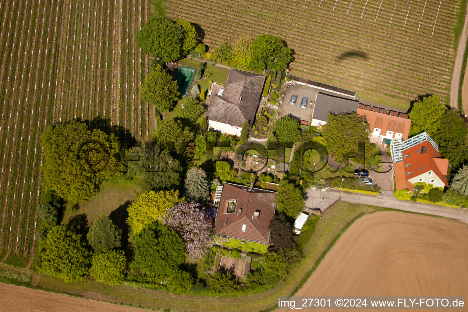 Aerial photograpy of Smallpox set in Landau in der Pfalz in the state Rhineland-Palatinate, Germany