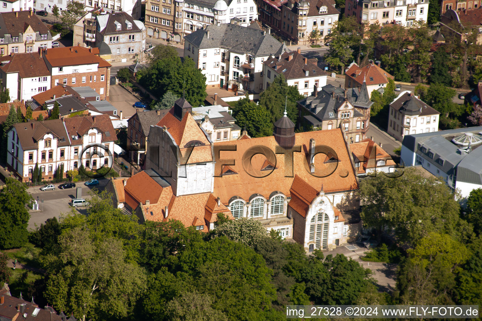 Landau in der Pfalz in the state Rhineland-Palatinate, Germany out of the air