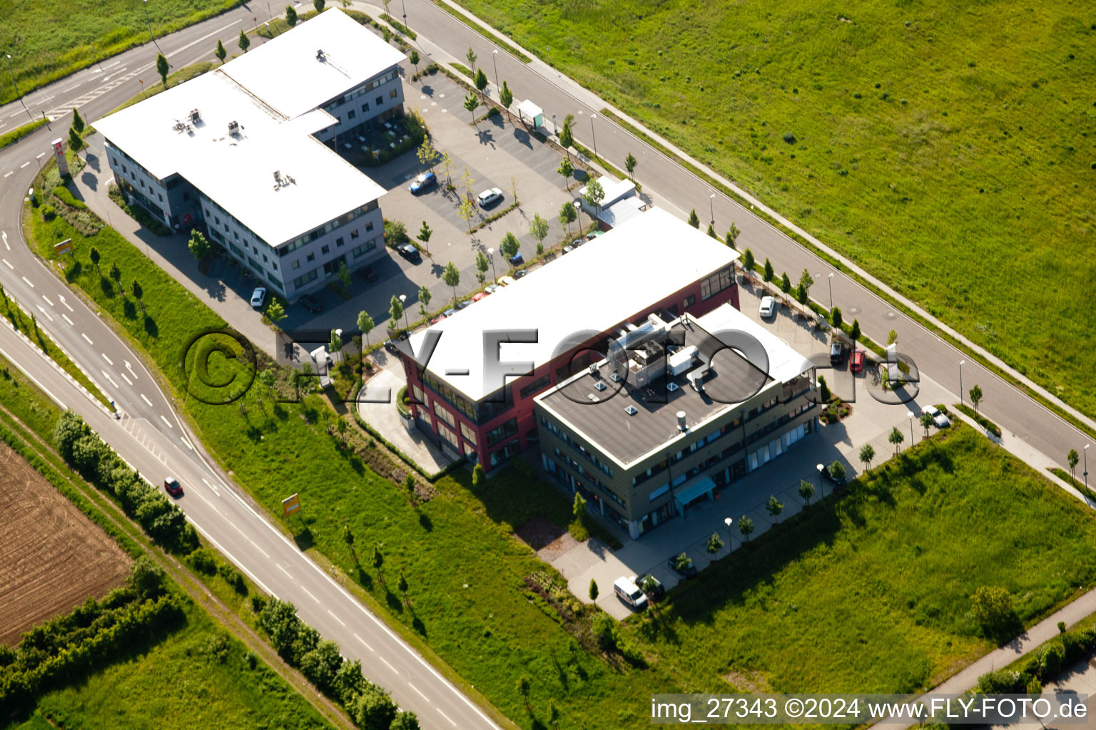 District Queichheim in Landau in der Pfalz in the state Rhineland-Palatinate, Germany out of the air