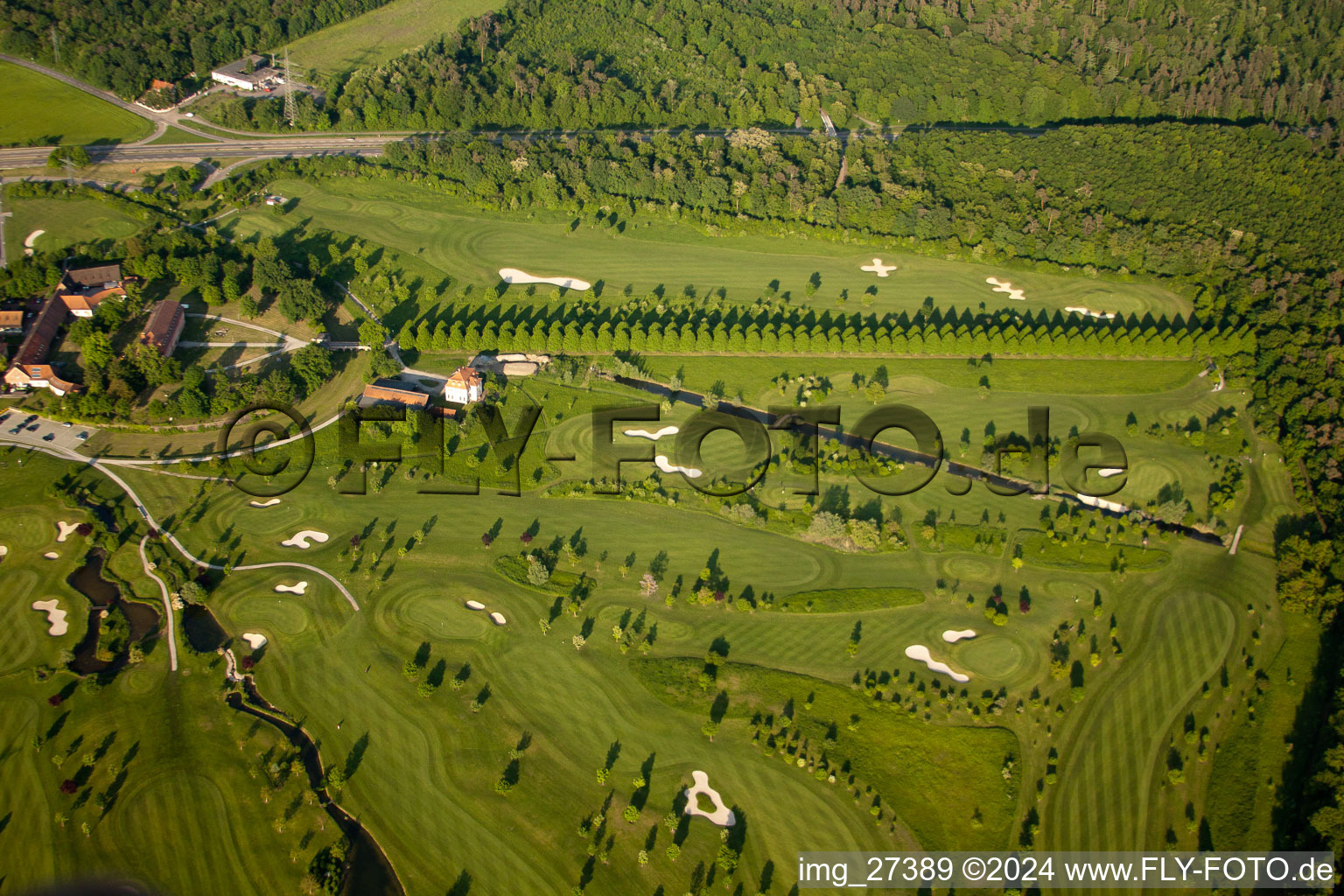 Scheibenhardt Golf Club in the district Beiertheim-Bulach in Karlsruhe in the state Baden-Wuerttemberg, Germany