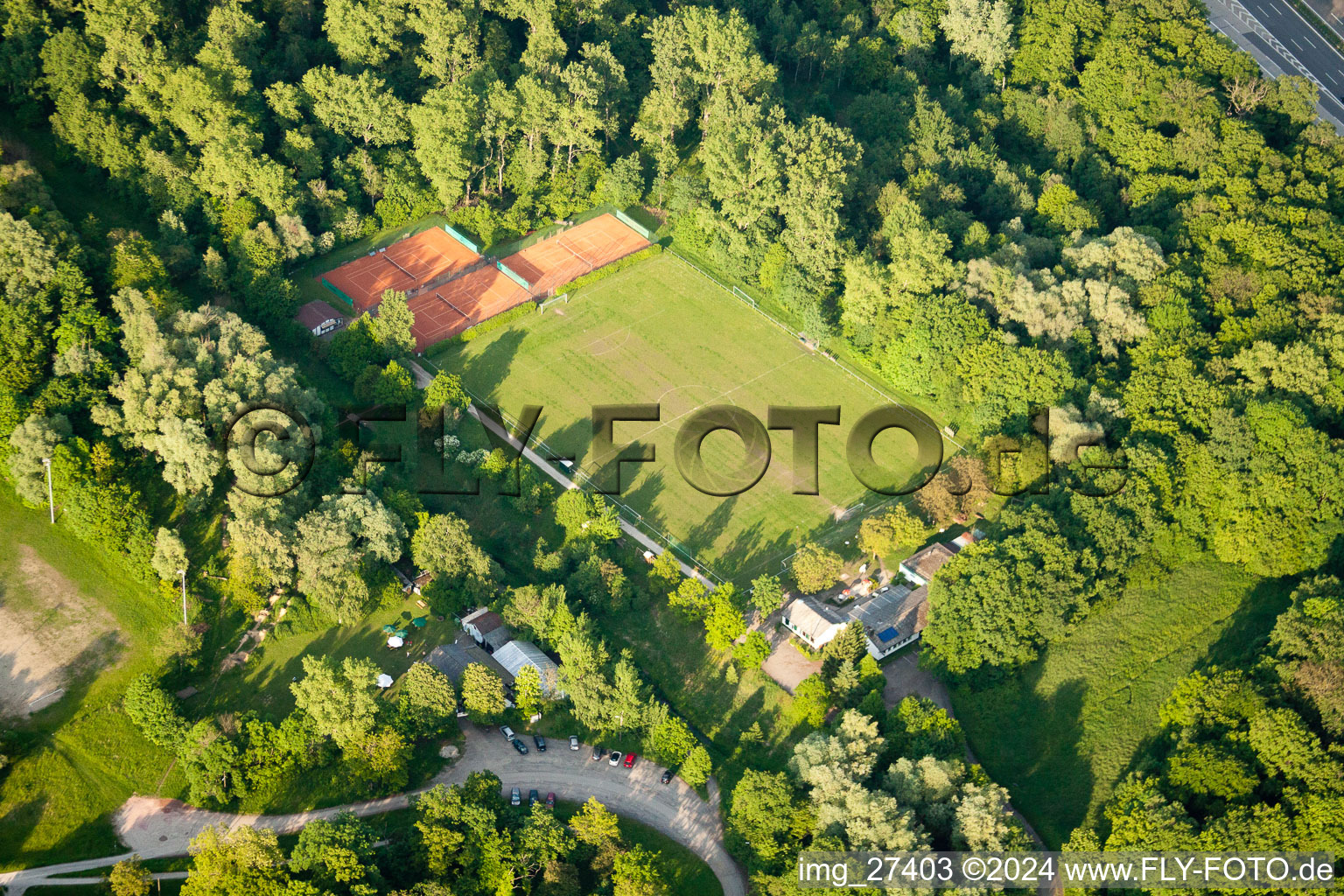 Rüppur, sports field in the district Rüppurr in Karlsruhe in the state Baden-Wuerttemberg, Germany