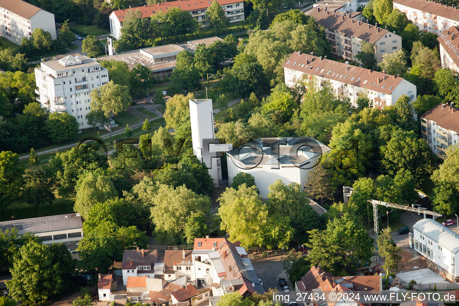 St. John's Church in the district Durlach in Karlsruhe in the state Baden-Wuerttemberg, Germany