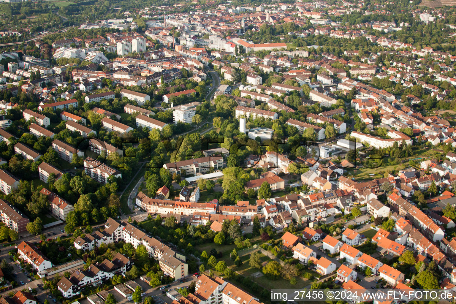 Oberwald School in the district Durlach in Karlsruhe in the state Baden-Wuerttemberg, Germany