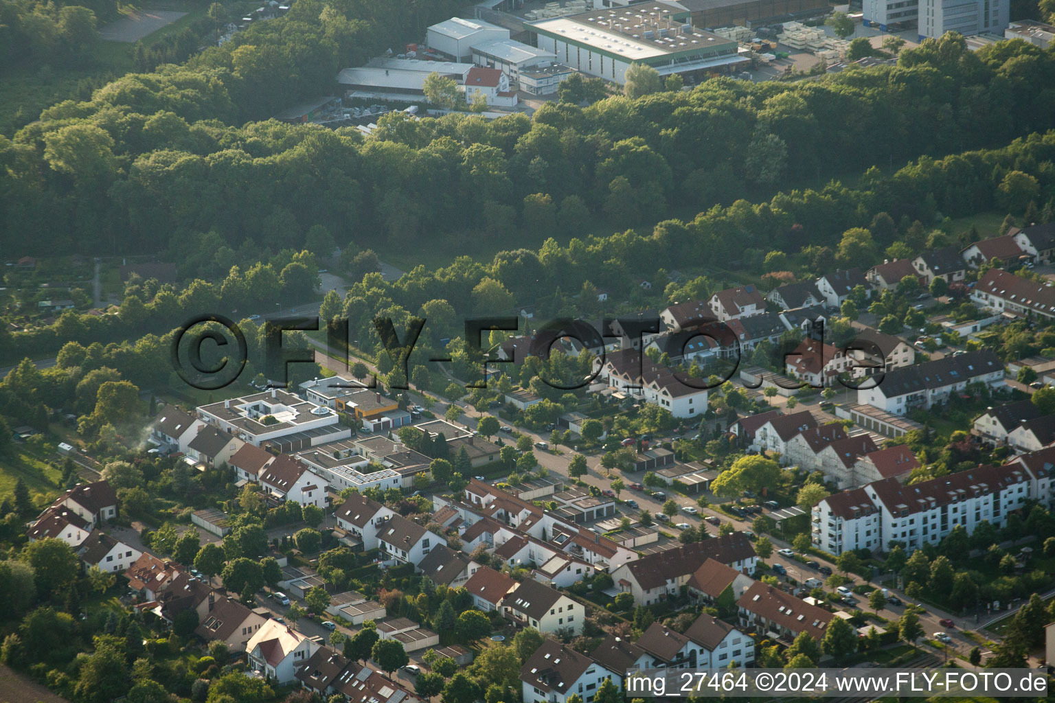 Silesian Street in the district Durlach in Karlsruhe in the state Baden-Wuerttemberg, Germany