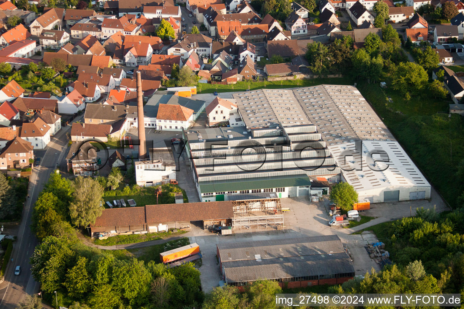 Stupferich in the district Hohenwettersbach in Karlsruhe in the state Baden-Wuerttemberg, Germany out of the air