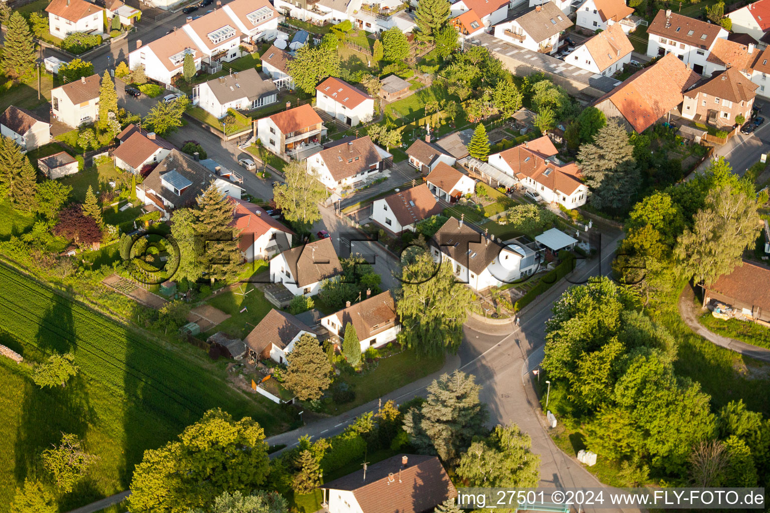 Stupferich, Gerberastrasse 4 in the district Hohenwettersbach in Karlsruhe in the state Baden-Wuerttemberg, Germany