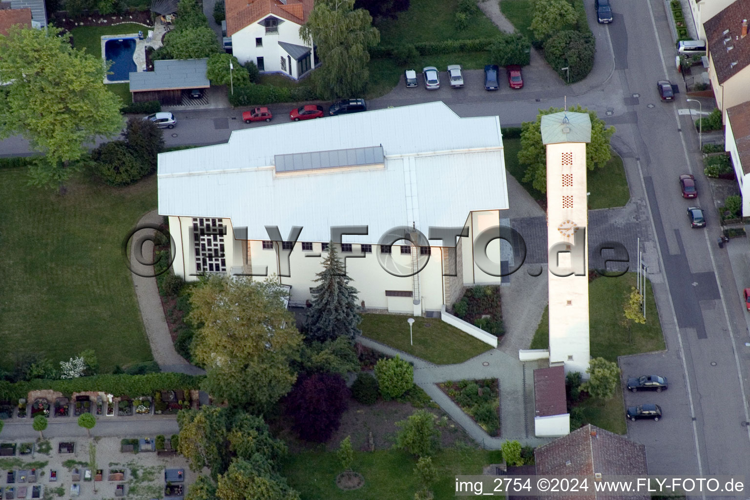 Church building  in the village of in Kandel in the state Rhineland-Palatinate