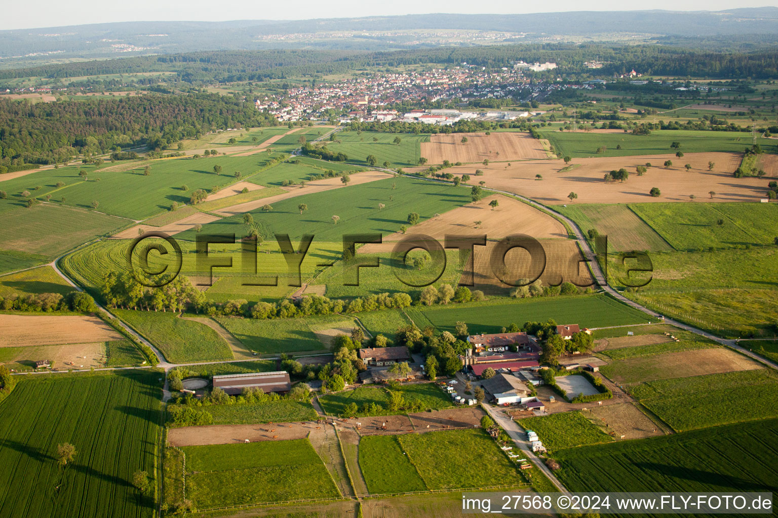 In the stony in the district Langensteinbach in Karlsbad in the state Baden-Wuerttemberg, Germany