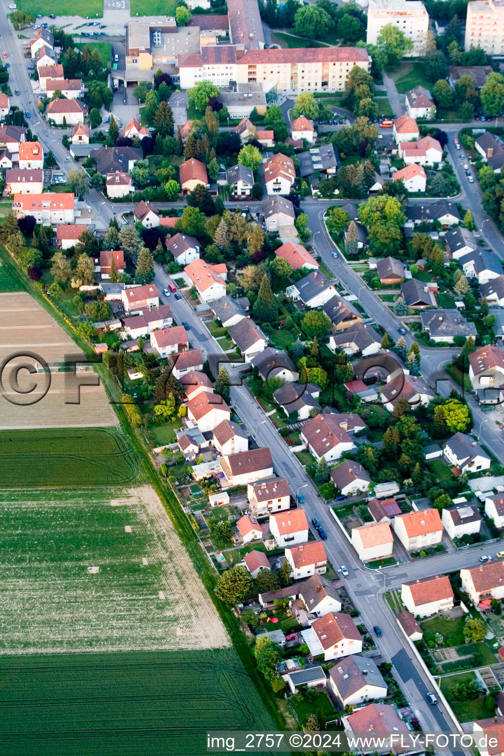 Zeppelinstr in Kandel in the state Rhineland-Palatinate, Germany