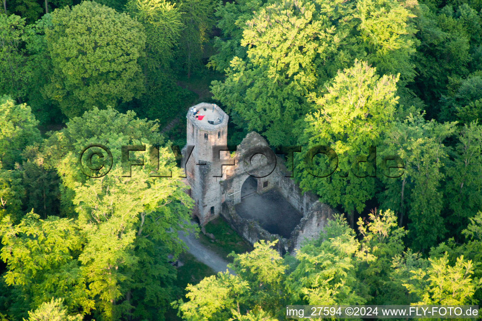 Barbara Ruin in the district Langensteinbach in Karlsbad in the state Baden-Wuerttemberg, Germany