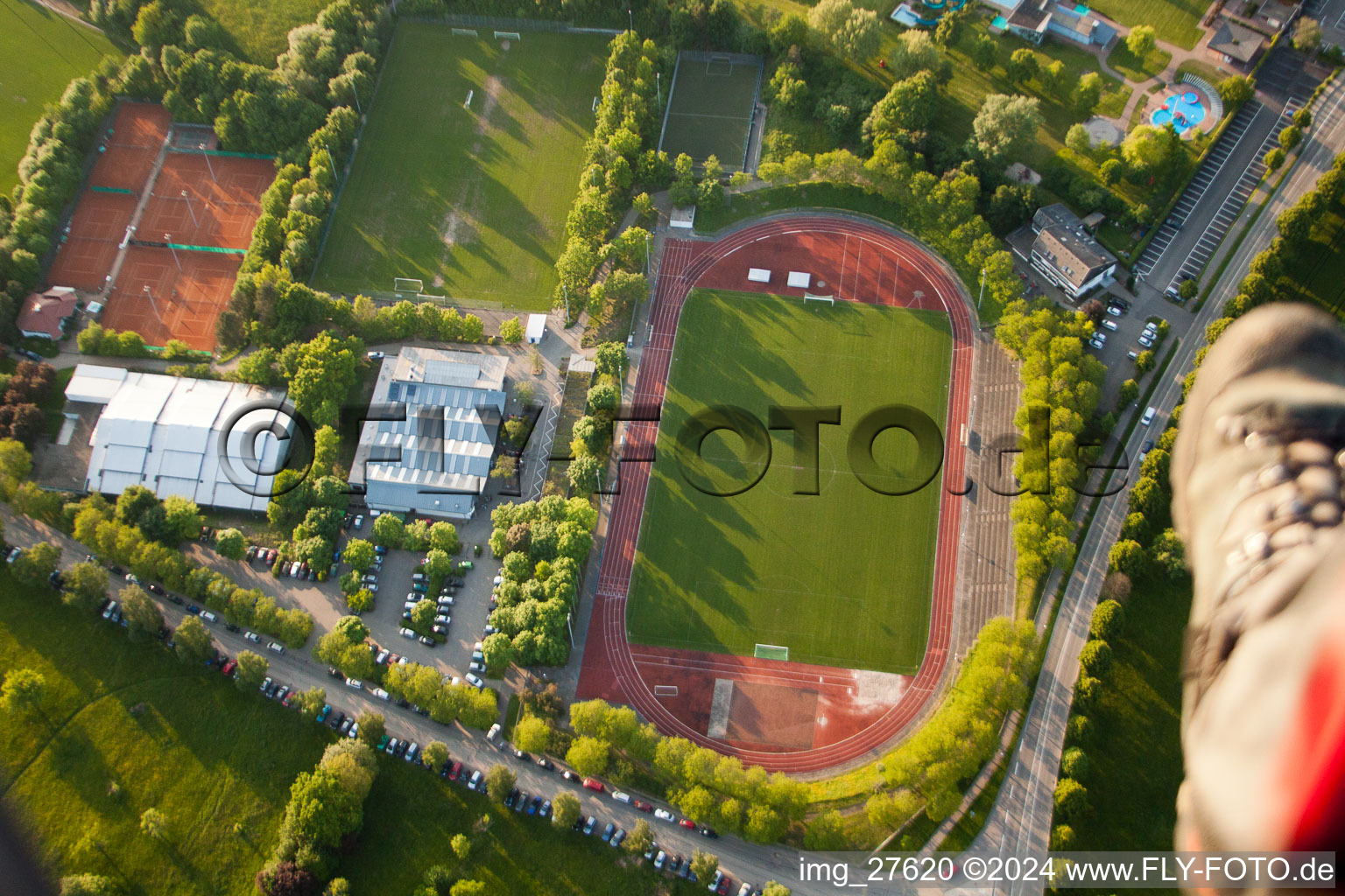 Reichenbach, Tennis Club Waldbronn e. V in the district Busenbach in Waldbronn in the state Baden-Wuerttemberg, Germany out of the air