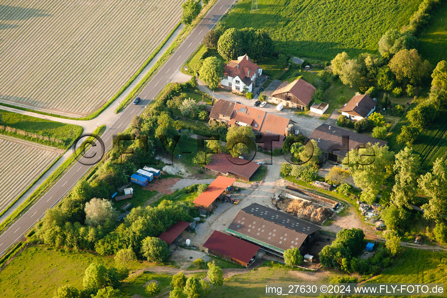 Hedwigshof farm shop in Ettlingen in the state Baden-Wuerttemberg, Germany