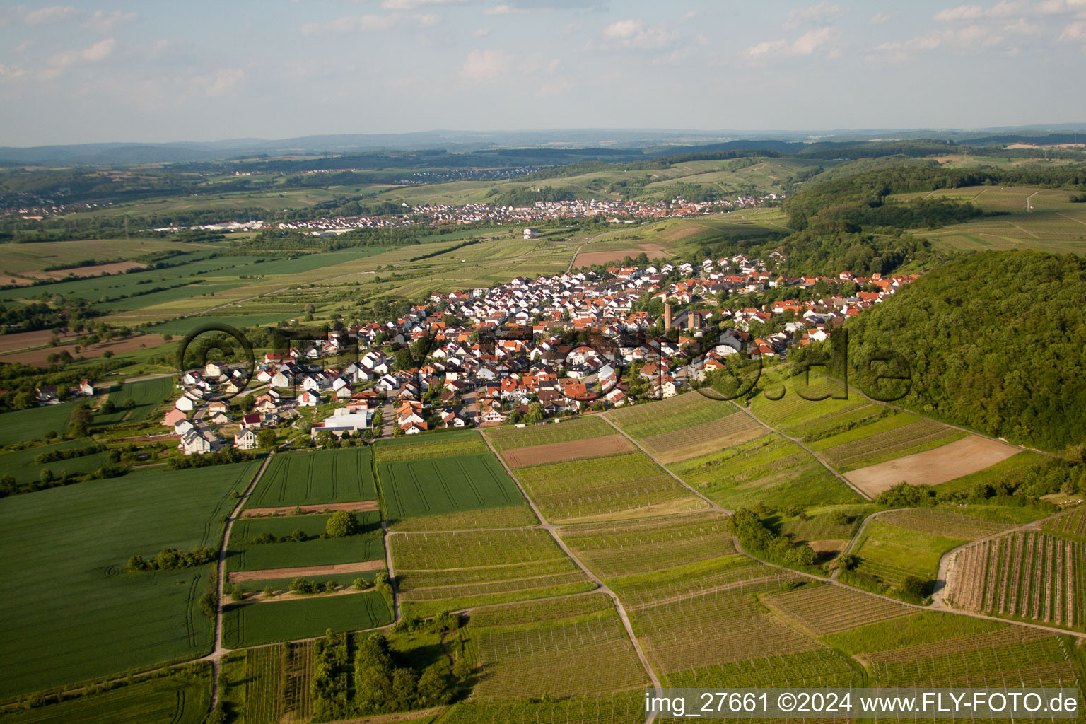 District Malschenberg in Rauenberg in the state Baden-Wuerttemberg, Germany