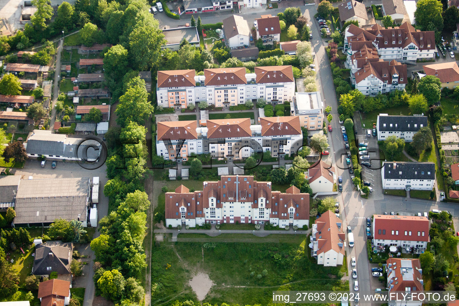 Sofienstr in Wiesloch in the state Baden-Wuerttemberg, Germany