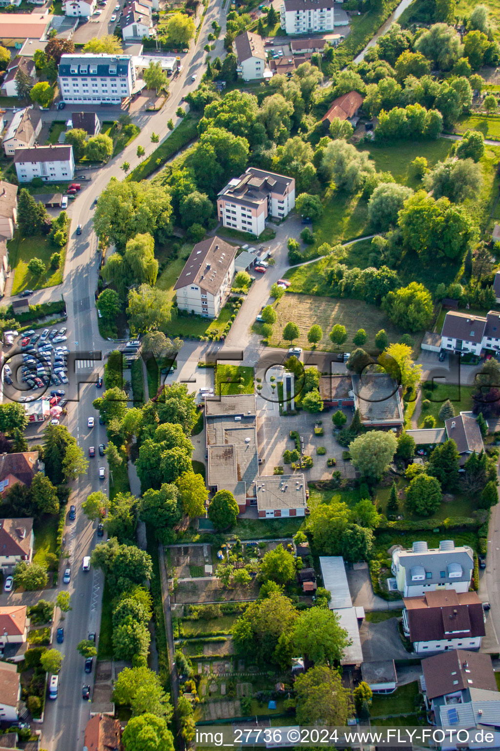 Christ Church from the East in Wiesloch in the state Baden-Wuerttemberg, Germany