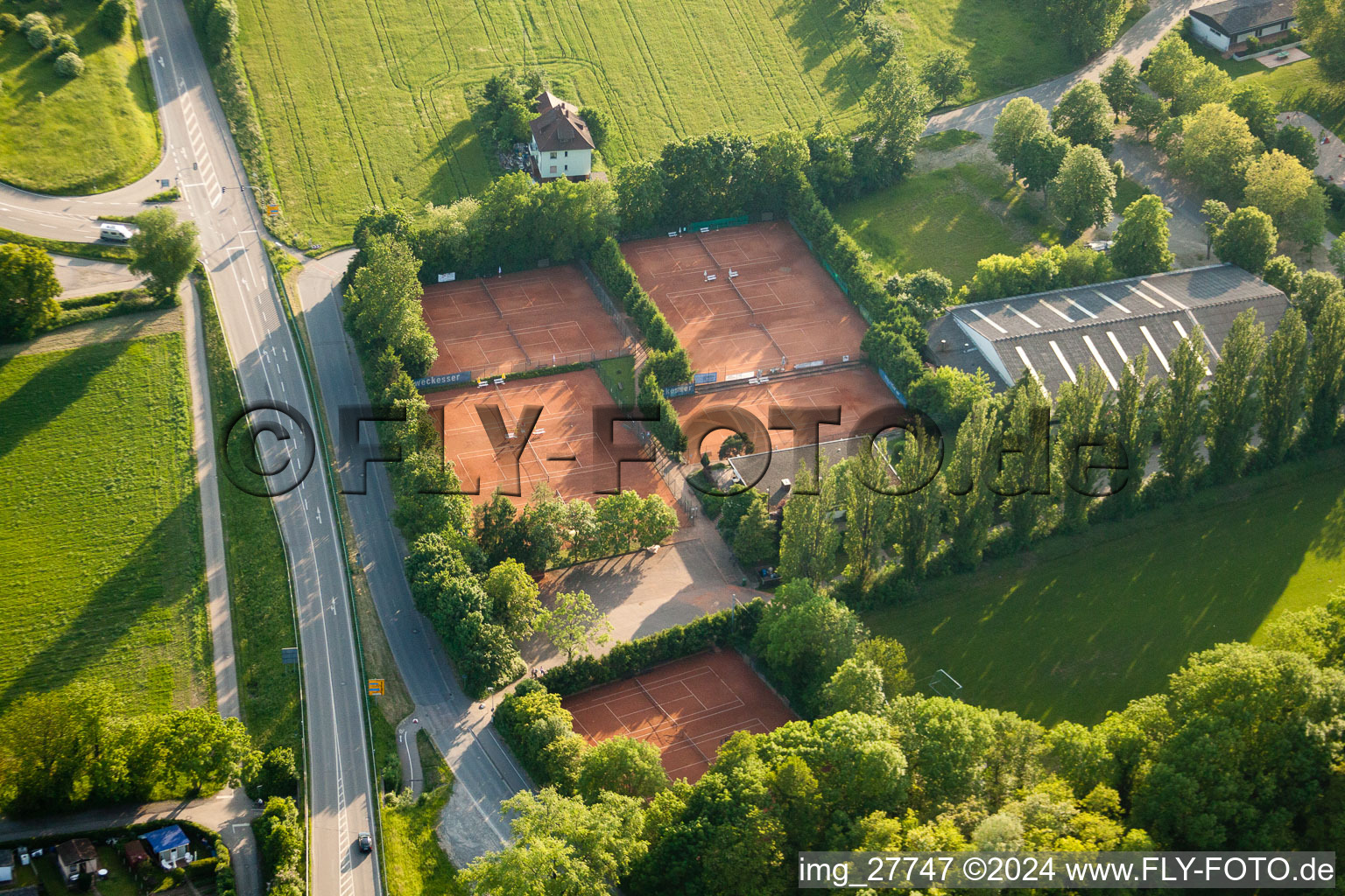 Tennis Club Rot Weiss eV in Wiesloch in the state Baden-Wuerttemberg, Germany