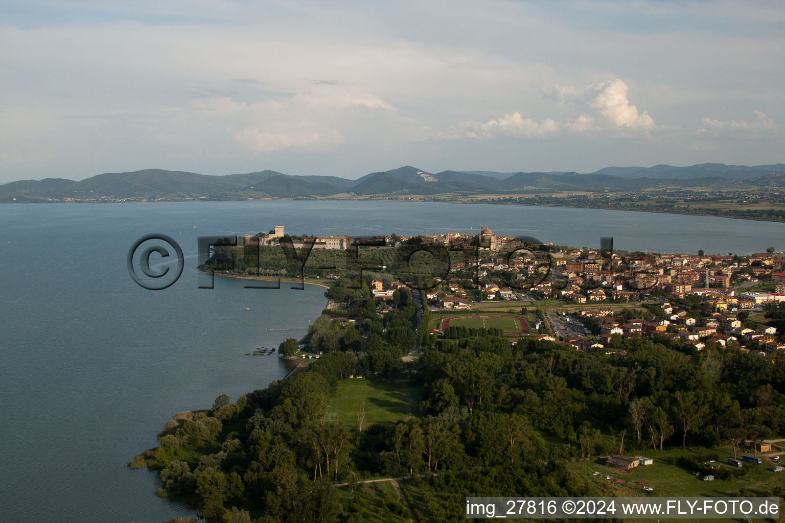 Castiglione del Lago in the state Umbria, Italy