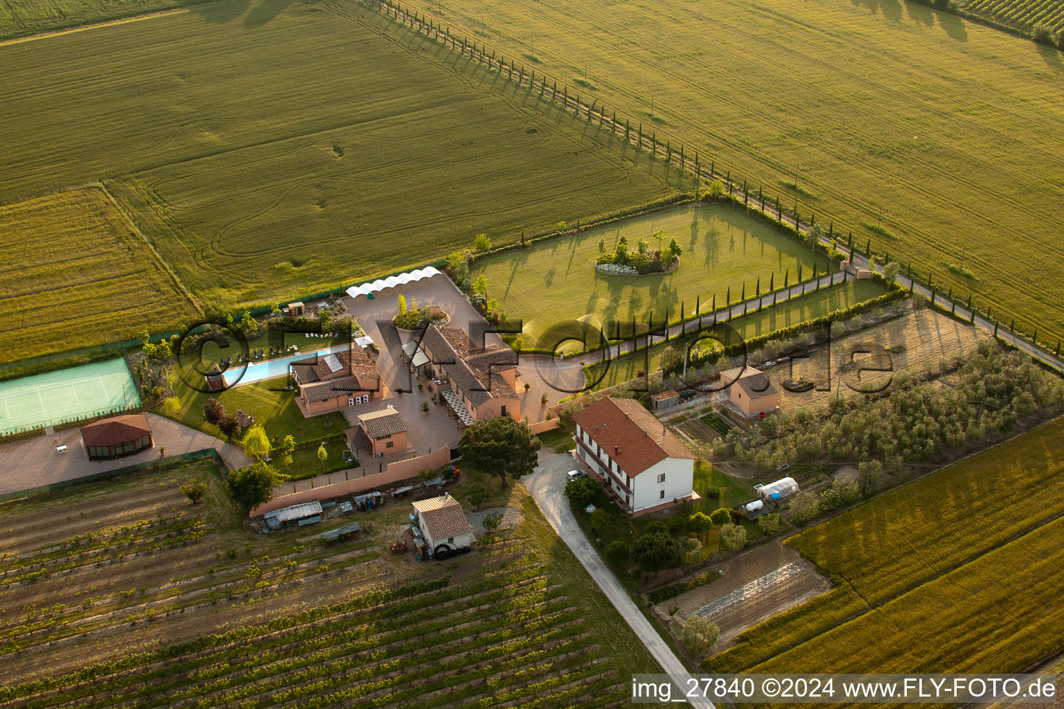 Petraia in the state Umbria, Italy