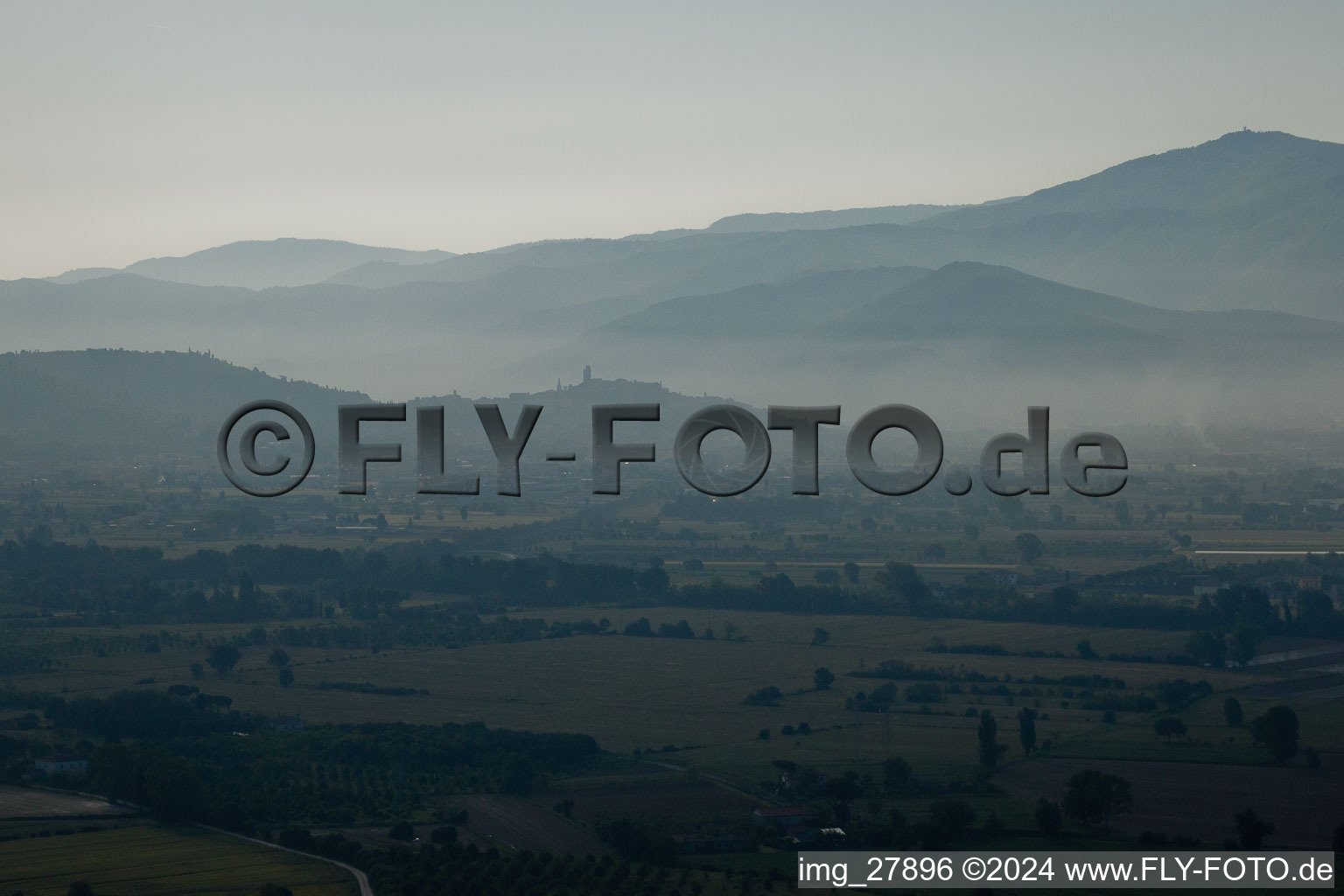 Castiglion Fiorentino in the state Arezzo, Italy