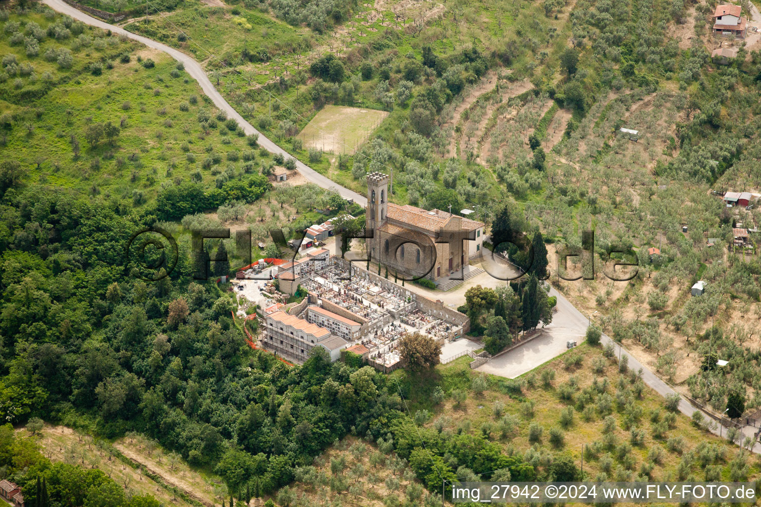 Puliciano in the state Tuscany, Italy