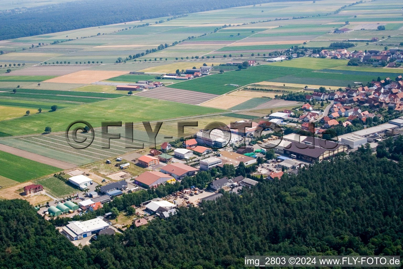 Industrial area W in Hatzenbühl in the state Rhineland-Palatinate, Germany