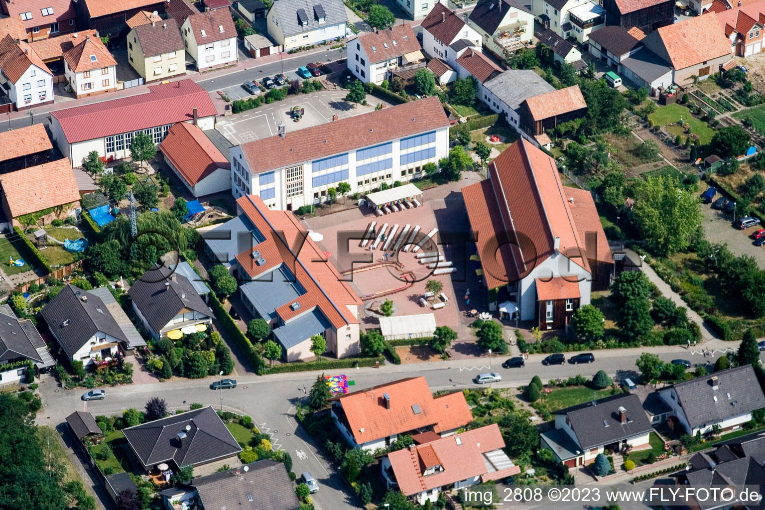 School in Hatzenbühl in the state Rhineland-Palatinate, Germany