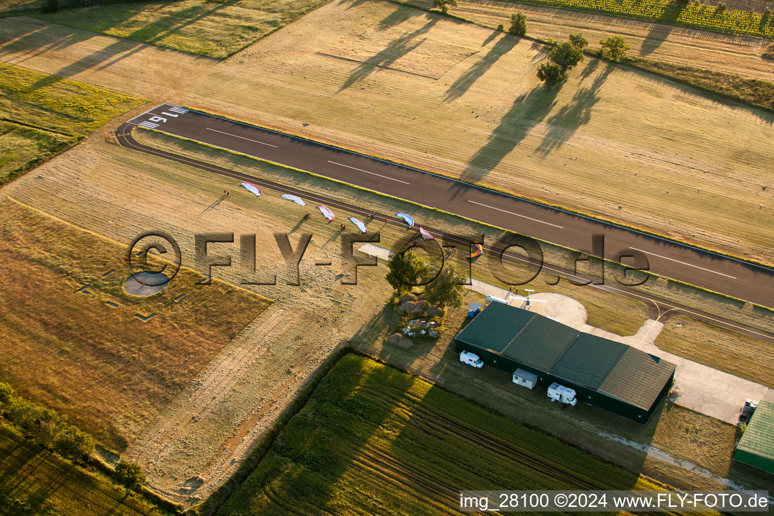 UL airfield of Castello Fiorentino in Castello Fiorentino in the state Tuscany, Italy