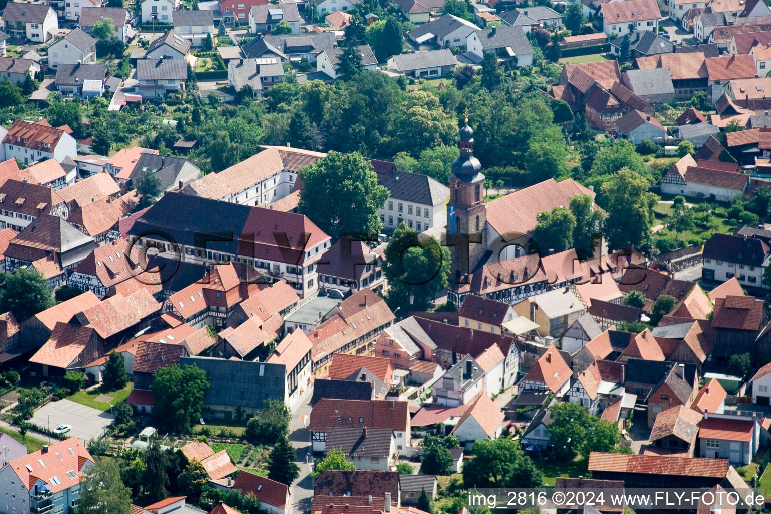 Center in Rheinzabern in the state Rhineland-Palatinate, Germany