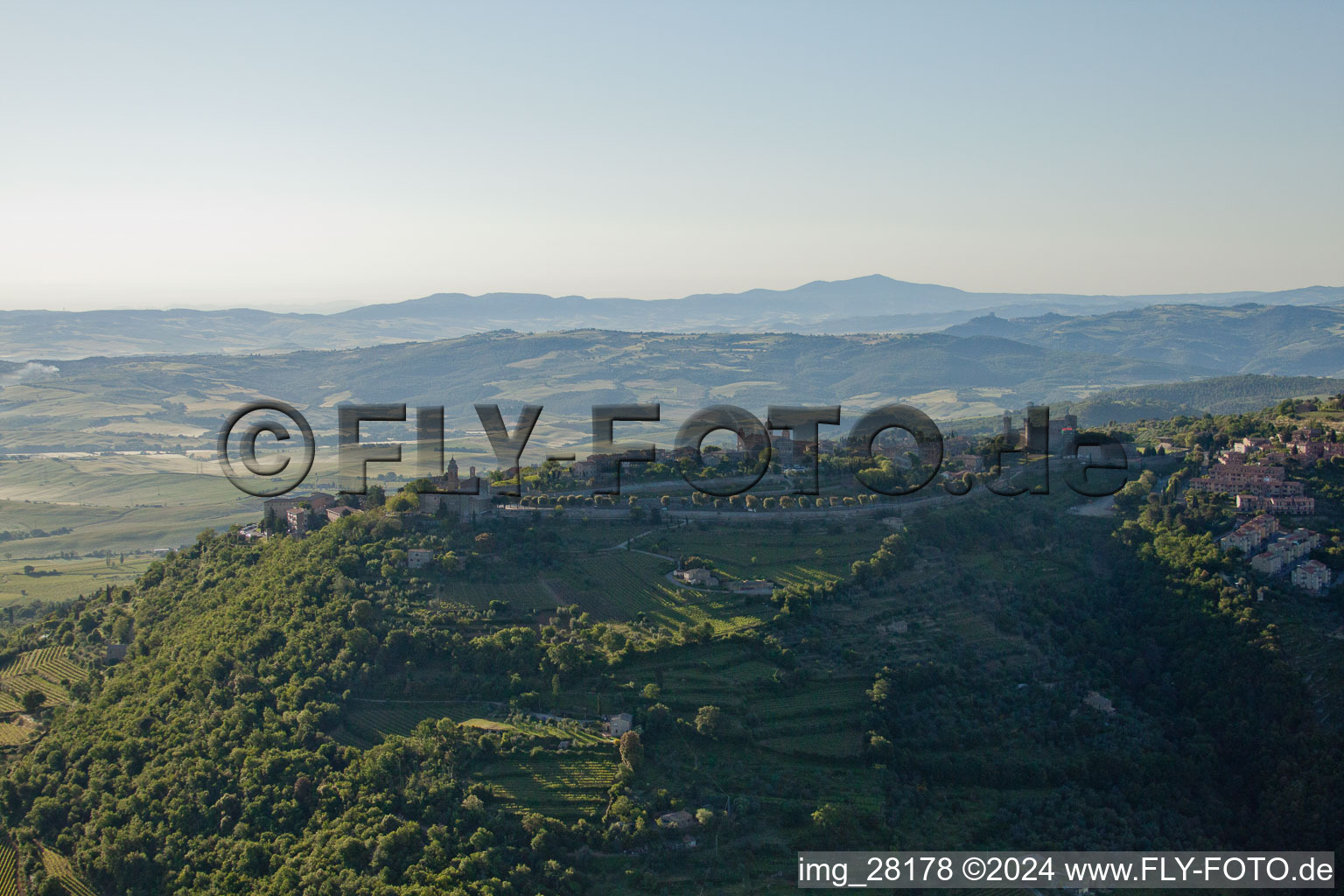 Montalcino in the state Siena, Italy