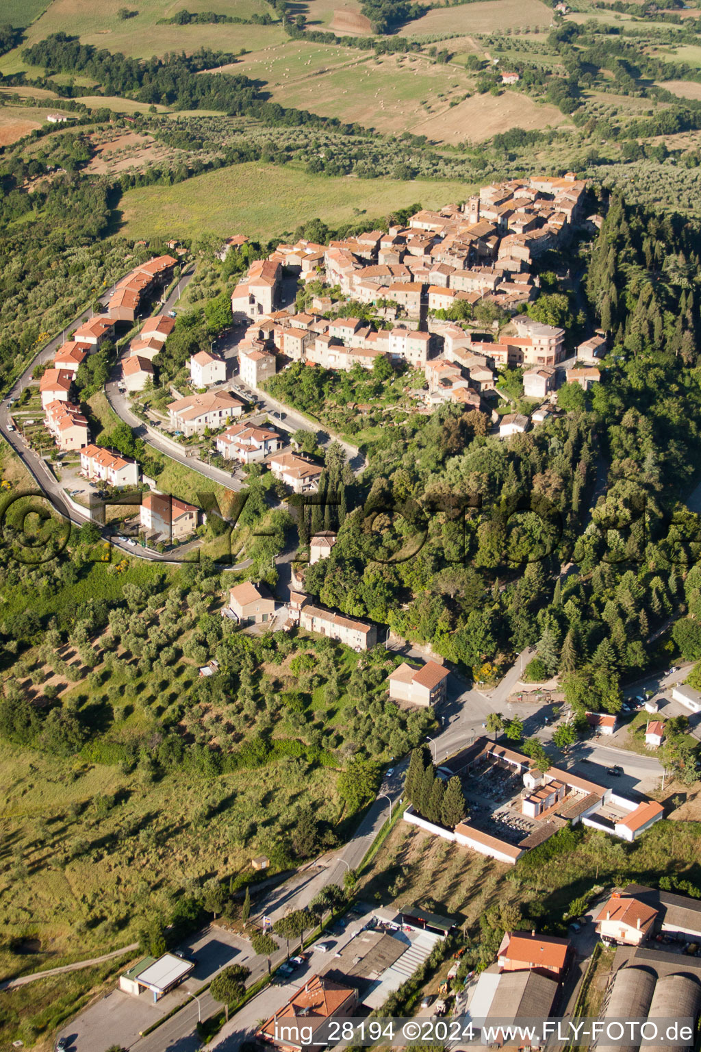 Civitella Marittima in the state Tuscany, Italy