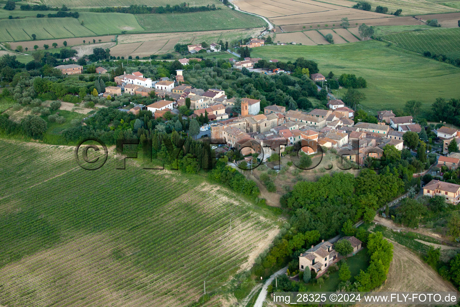 Valiano in the state Tuscany, Italy