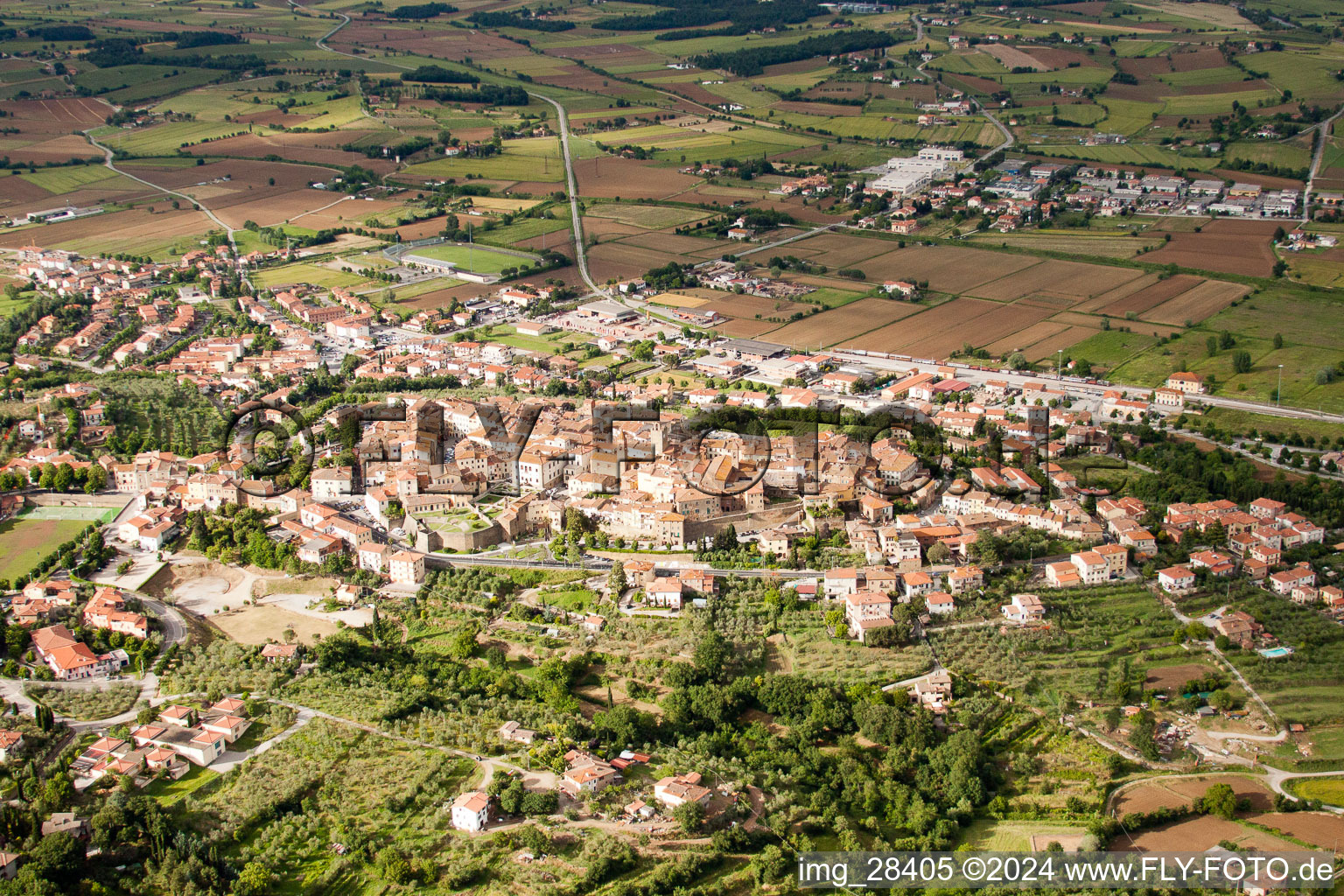 Monte San Savino in the state Arezzo, Italy