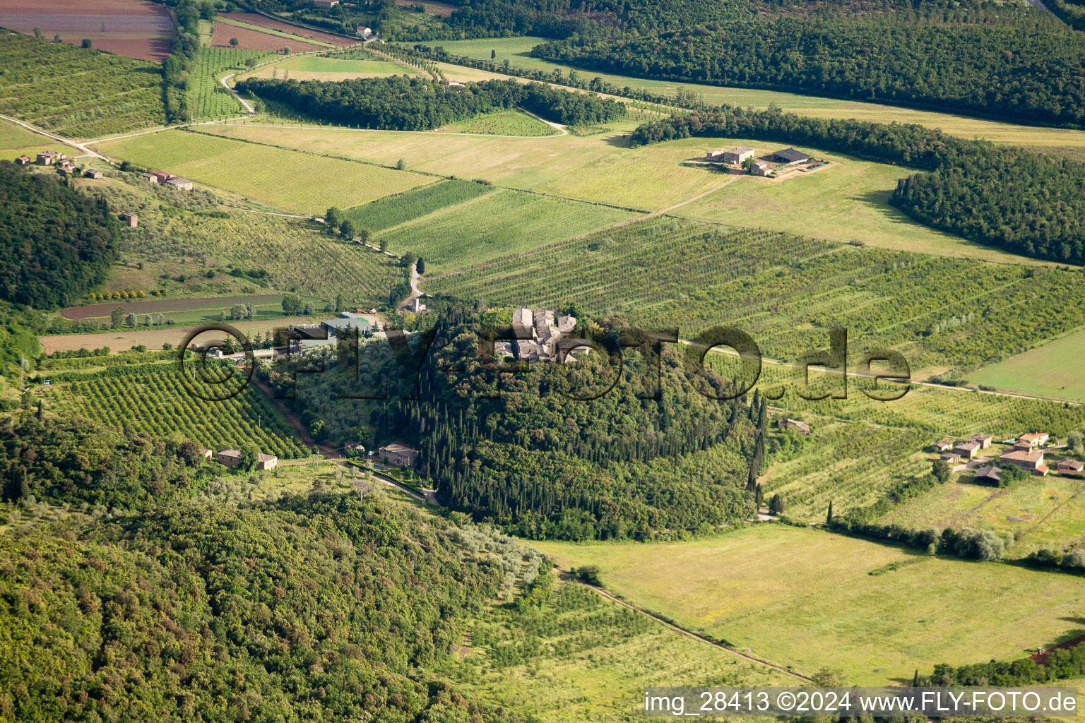 Poggio Santa Cecilia in the state Tuscany, Italy