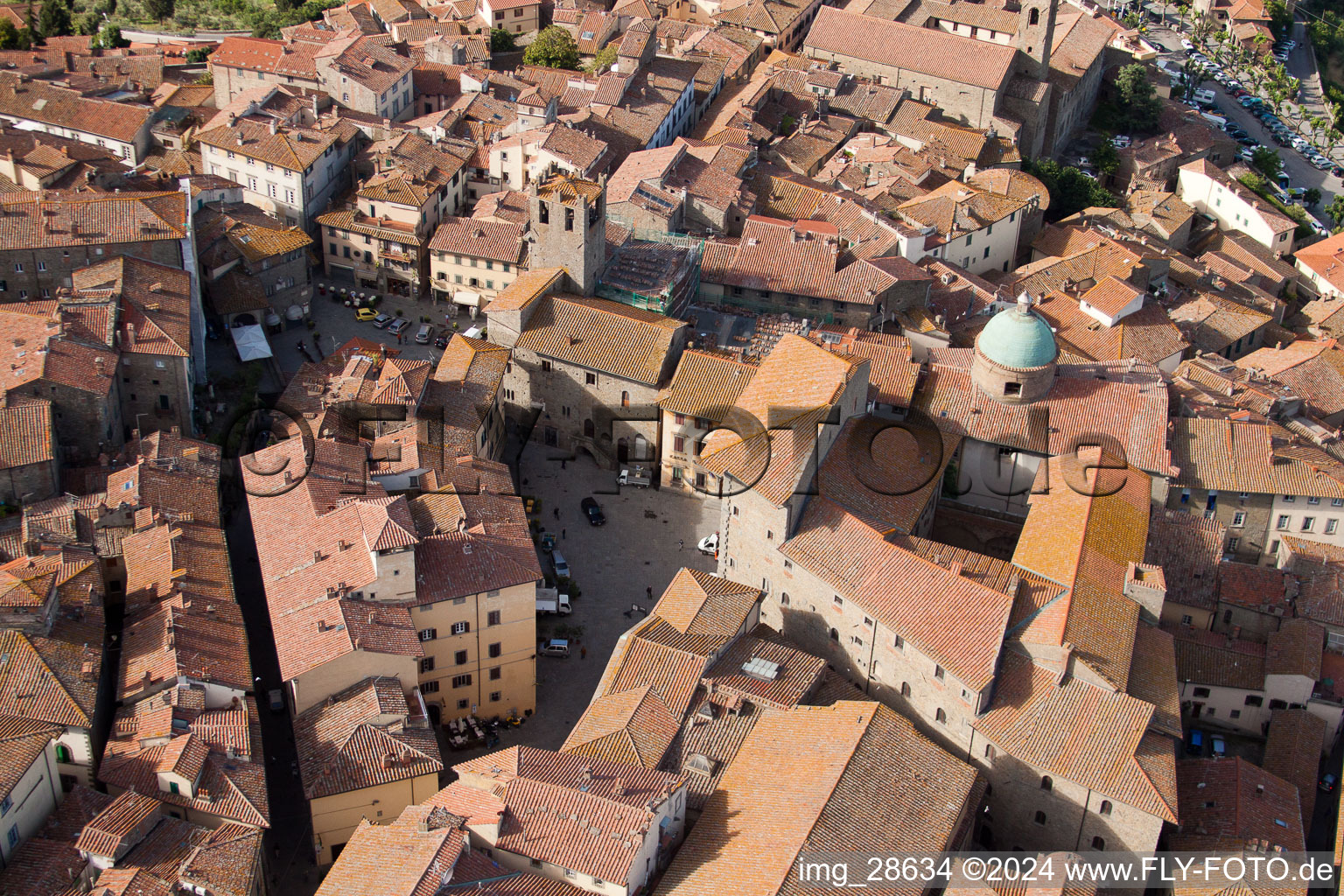 Cortona in the state Arezzo, Italy