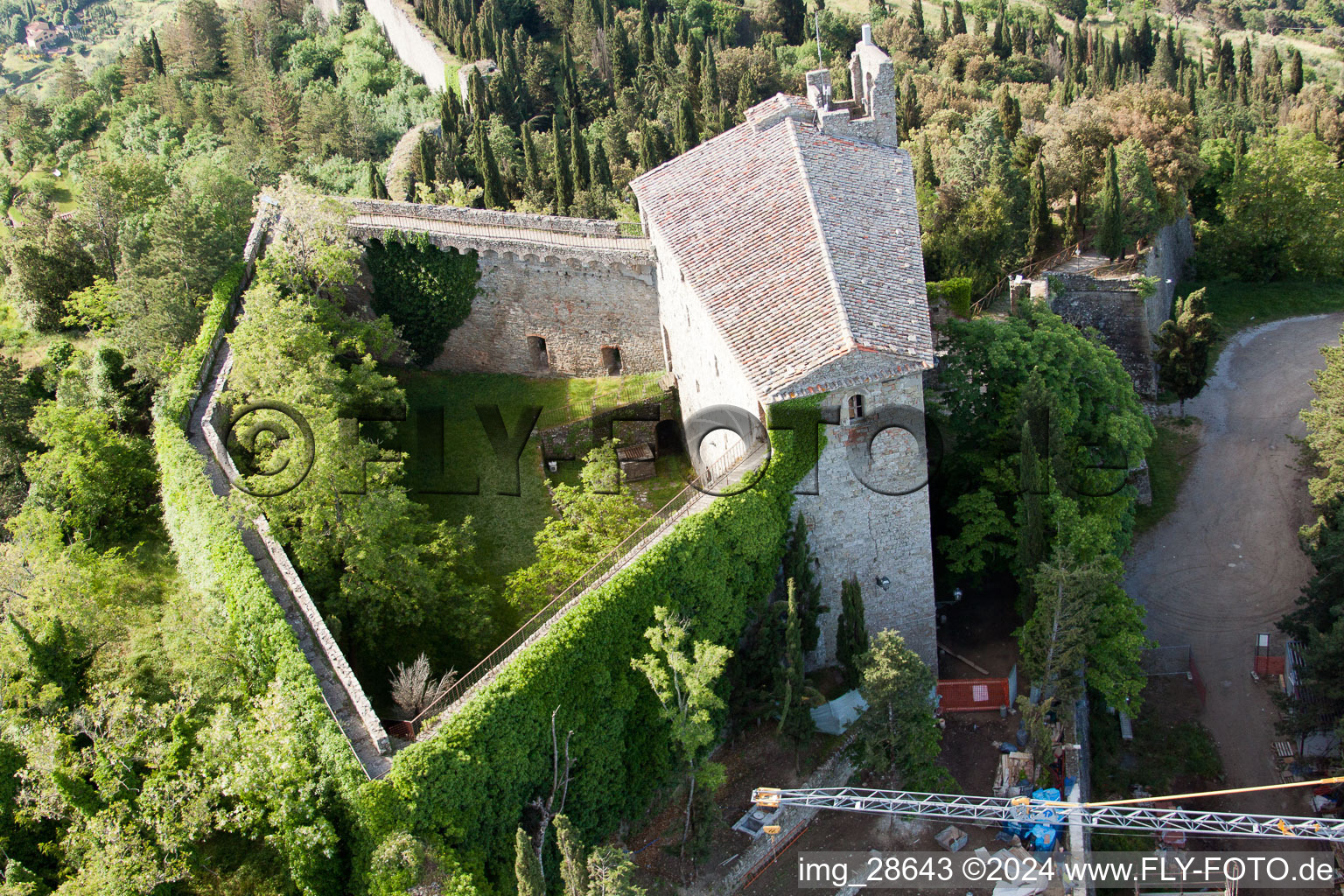 Cortona in the state Arezzo, Italy