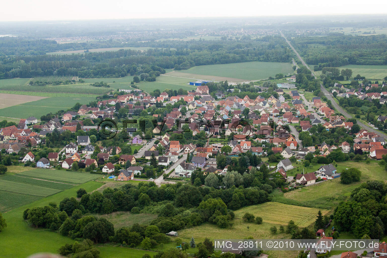 Dengolsheim in Sessenheim in the state Bas-Rhin, France