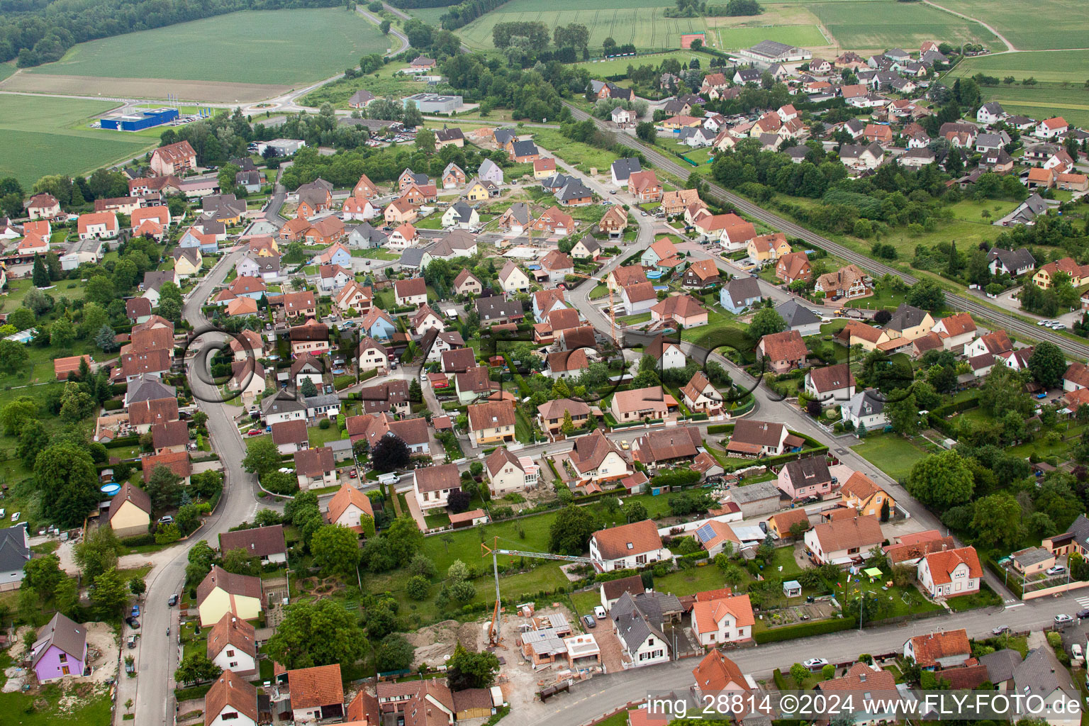 Dengolsheim in the state Bas-Rhin, France