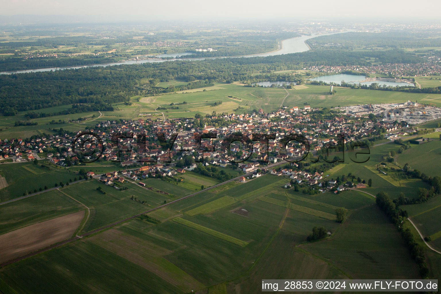 Kilstett in the state Bas-Rhin, France