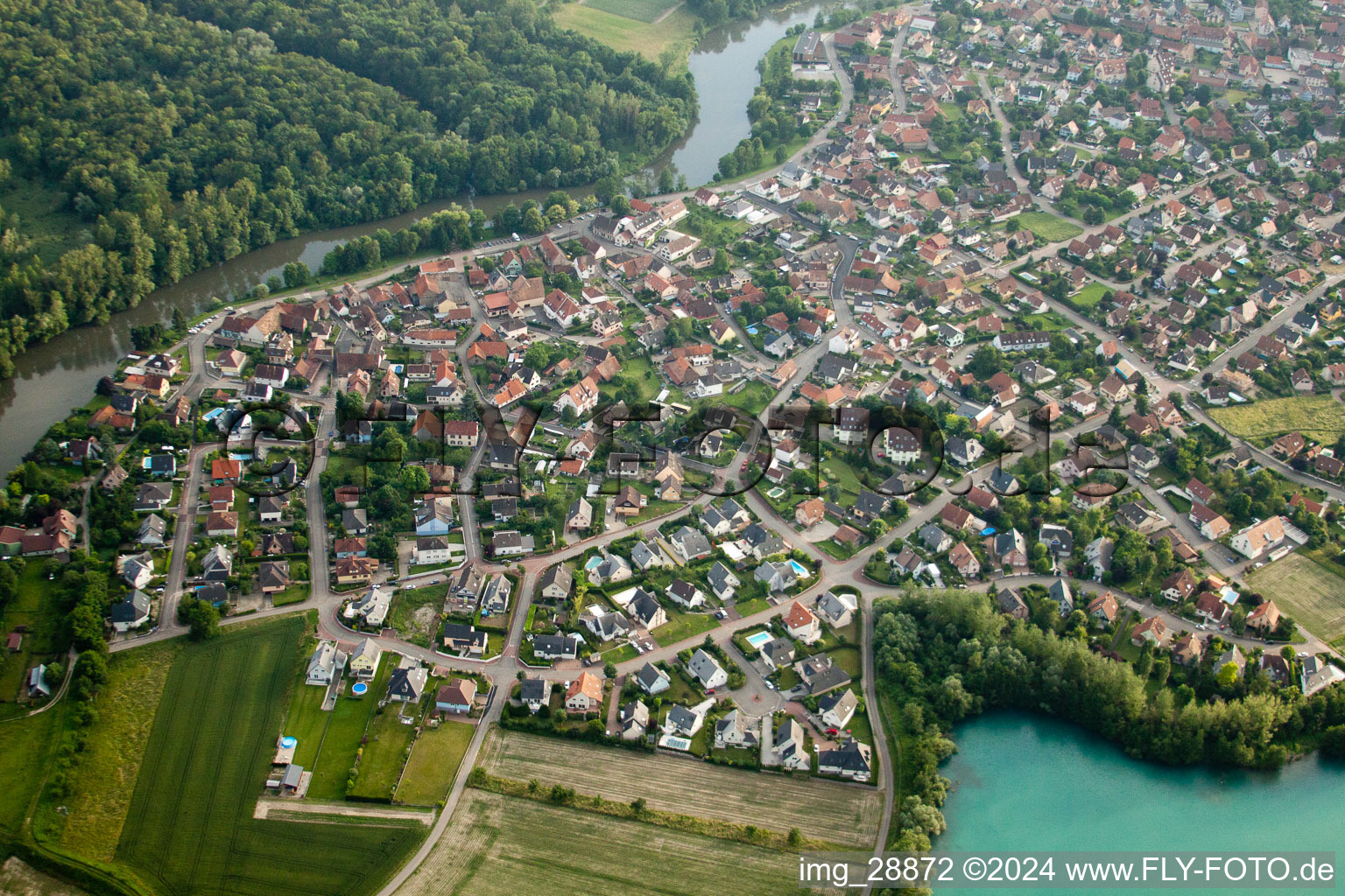 Settlement area in La Wantzenau in Grand Est, France